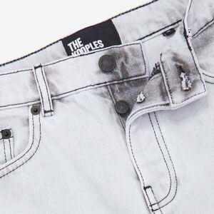 NWT | The Kooples | Straight Bleached Jeans Button Fly
